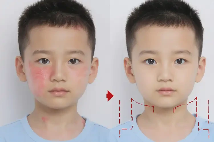 少儿脖子出现湿疹可不可以根治(图1)