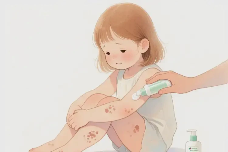 少儿四肢有湿疹不管它会自己自愈吗(图4)