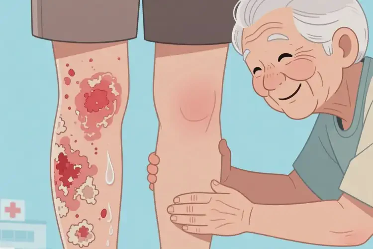 高龄老人大腿上经常起湿疹能不能根治(图2)