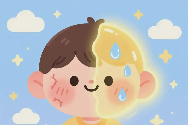 少儿面部有湿疹能靠自己自愈吗(图2)