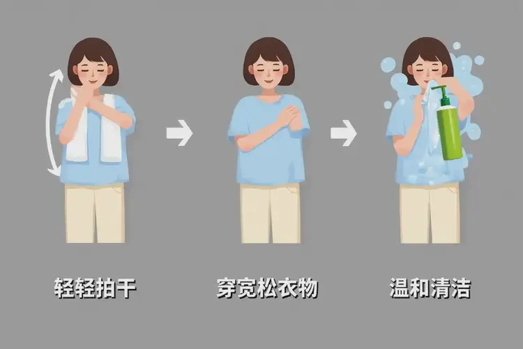 女人屁股上经常起湿疹不管它会自己痊愈吗(图2)
