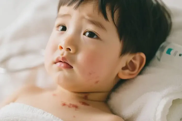 孩子脖子上偶尔起湿疹可不可以根治(图4)
