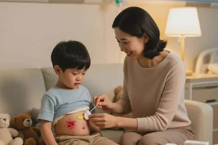 孩子肚子上出现湿疹可不可以根治(图4)
