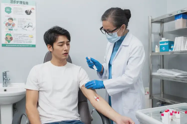 青年人手臂偶尔起湿疹能不能彻底自愈(图1)