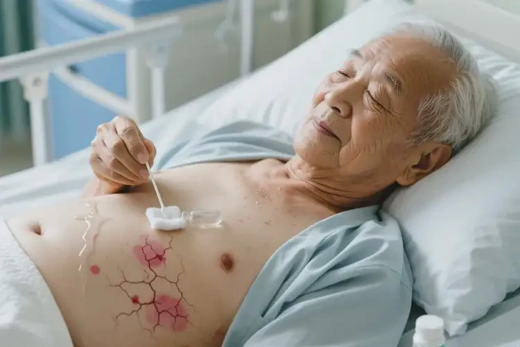高龄老人肚子出湿疹能不能根治(图2)