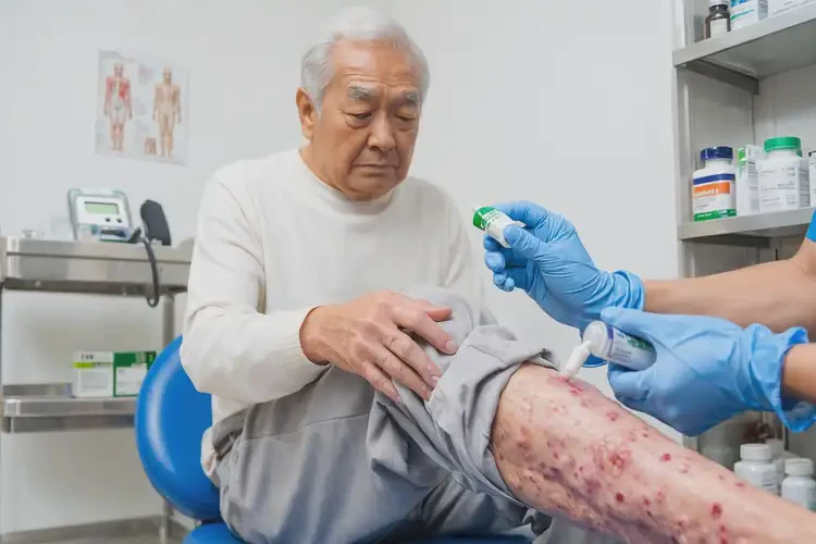 老人小腿出湿疹不管它会自己自愈吗(图3)