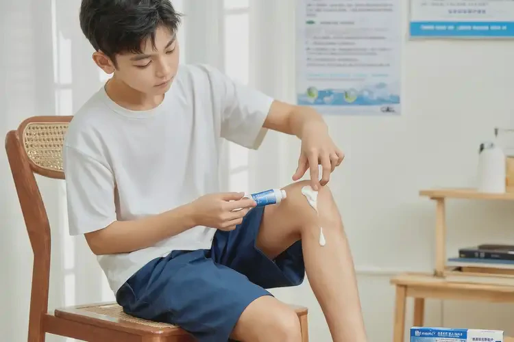 大学生大腿上有湿疹能彻底自愈吗(图1)