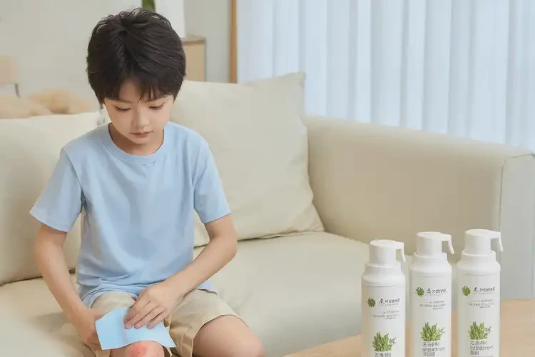 儿童大腿长湿疹不管它会自己痊愈吗(图1)