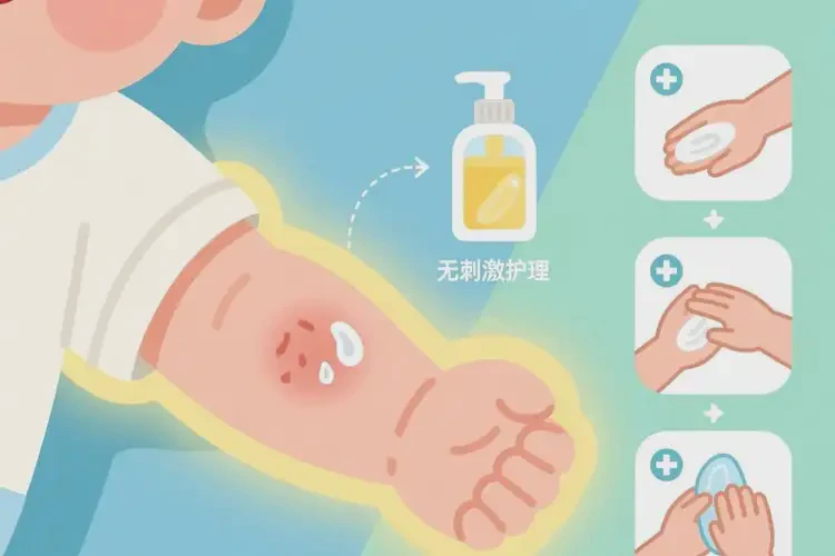 婴儿手臂长湿疹能彻底自愈吗(图2)