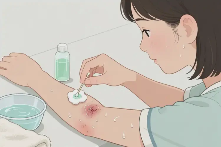 女生手臂起湿疹能够彻底治愈吗(图1)