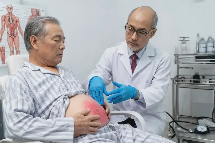 高龄老人肚子上经常长湿疹能不能根治(图2)