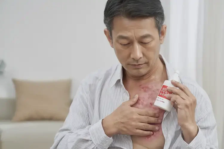 男生脖子容易起湿疹可以彻底自愈吗(图2)