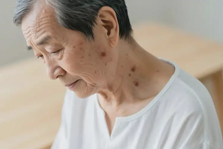 老年人脖子上容易起湿疹可不可以根治(图1)