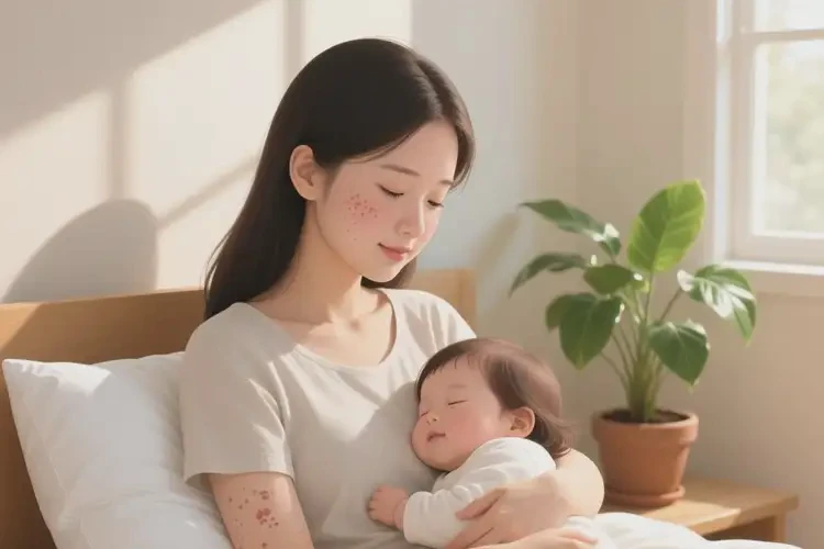 产妇面部经常长湿疹可不可以根治(图4)