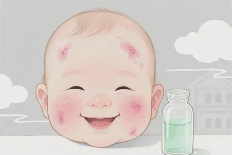 小儿脸上出现湿疹可不可以根治(图2)
