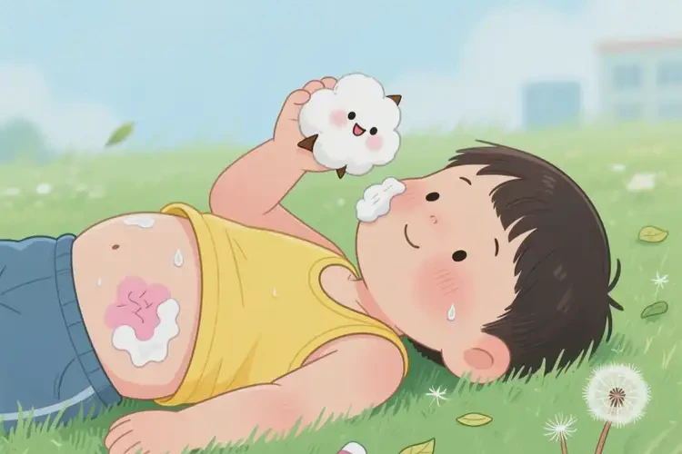 小学生肚子上长湿疹可不可以根治(图3)