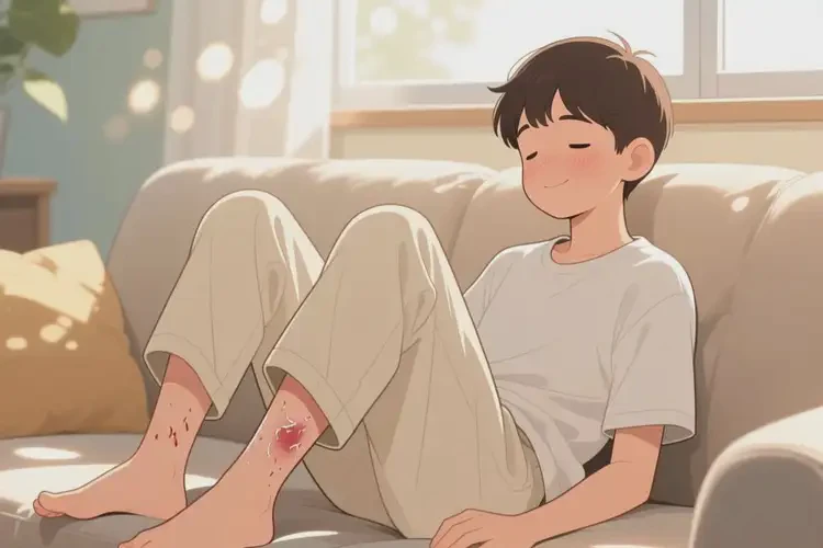 青少年大腿起湿疹可不可以根治(图1)