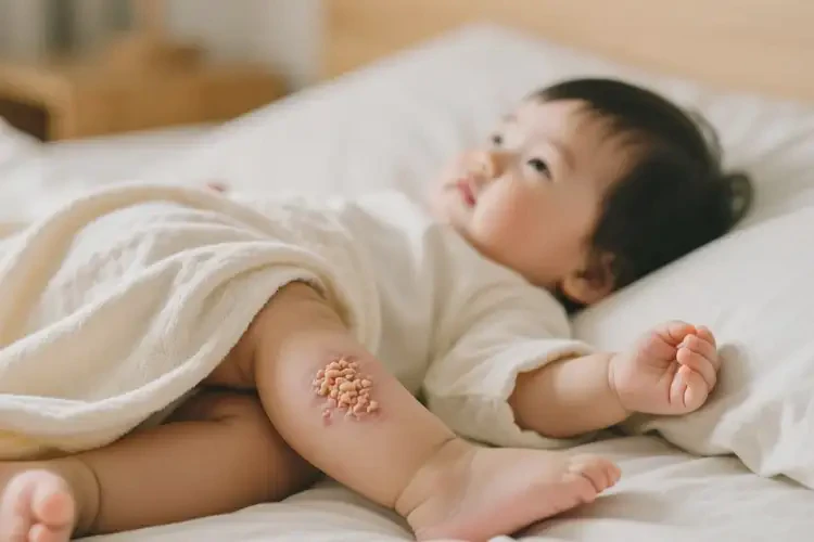 幼儿小腿上容易起湿疹可不可以根治(图1)