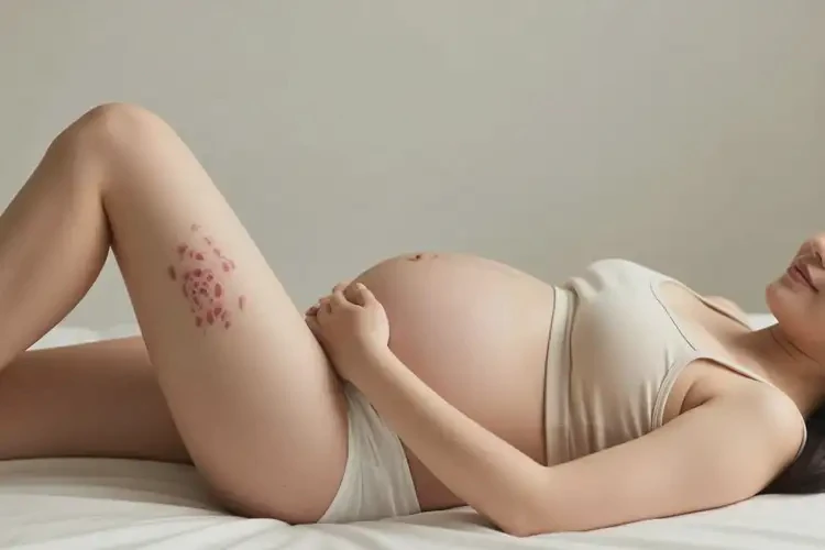 产妇大腿上有湿疹可不可以根治(图1)