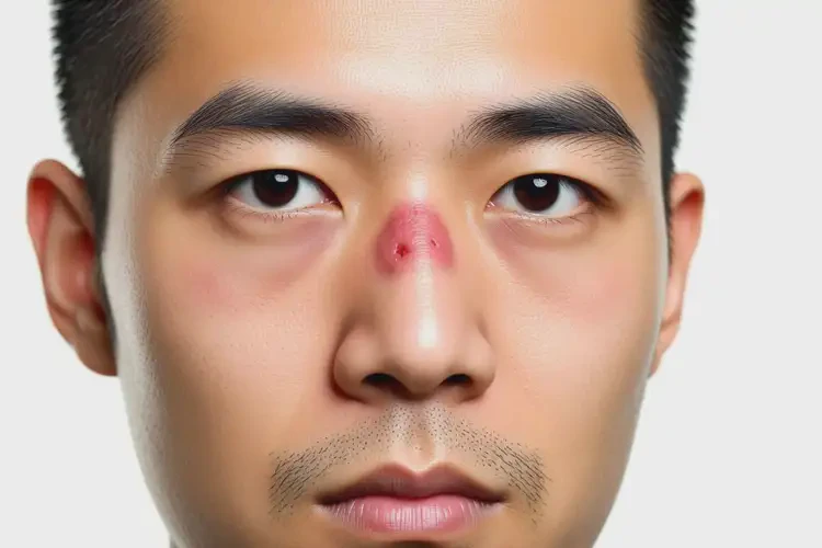 男人脸上长湿疹能不能根治(图1)