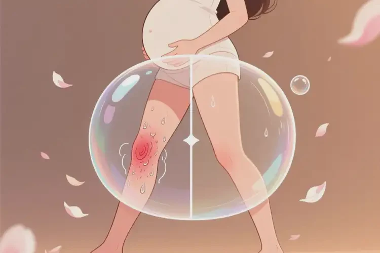 孕妇大腿上经常长湿疹可不可以根治(图1)