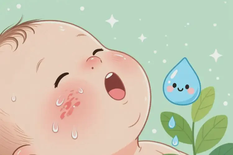 婴幼儿脸上偶尔长湿疹可以治好吗(图2)