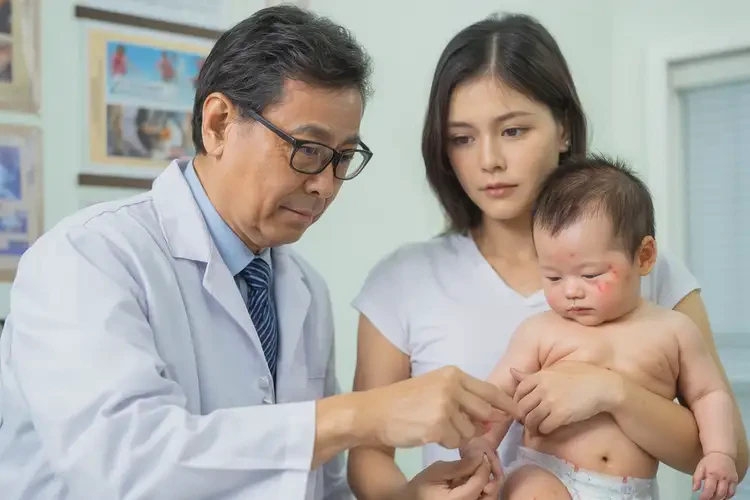 婴幼儿肛周容易长湿疹可以治好吗(图1)