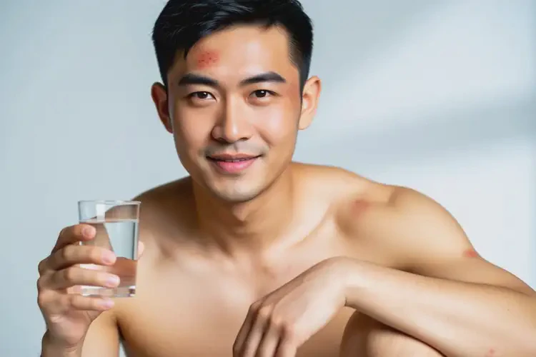 男性脸上出湿疹可不可以根治(图1)