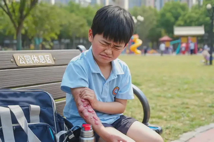 小学生四肢容易起湿疹不管它会自己好吗(图1)