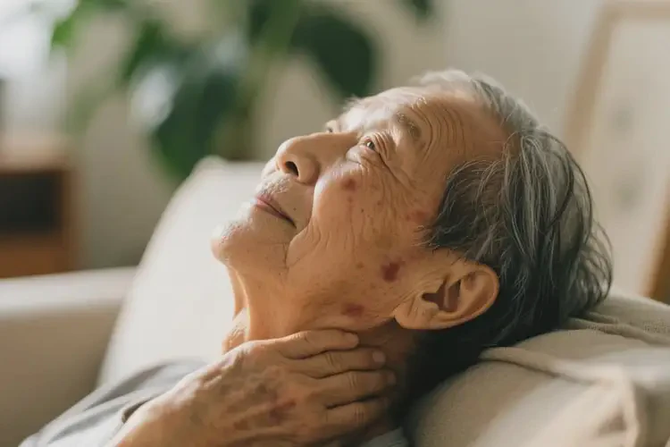 老年人脖子上容易起湿疹可不可以根治(图2)