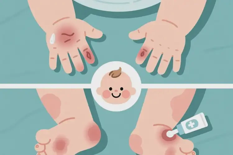 婴幼儿四肢经常起湿疹可以治好吗(图1)