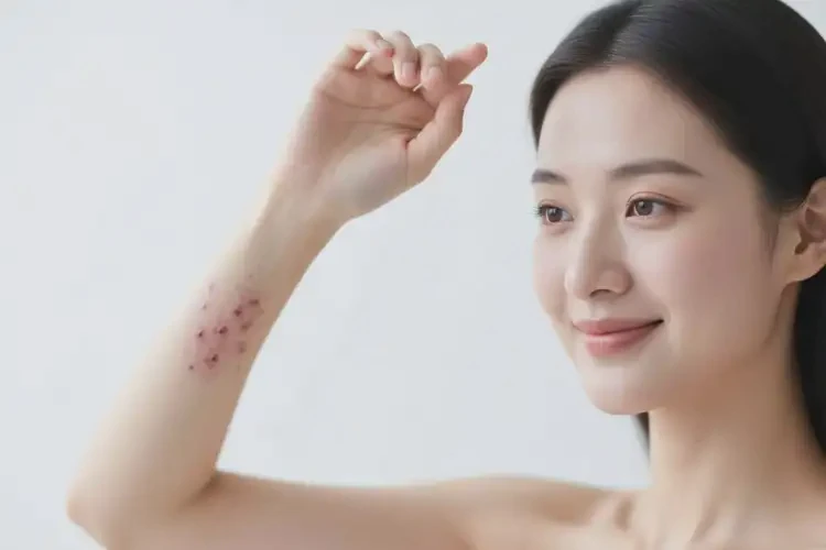 女性手臂出现湿疹可不可以根治(图1)