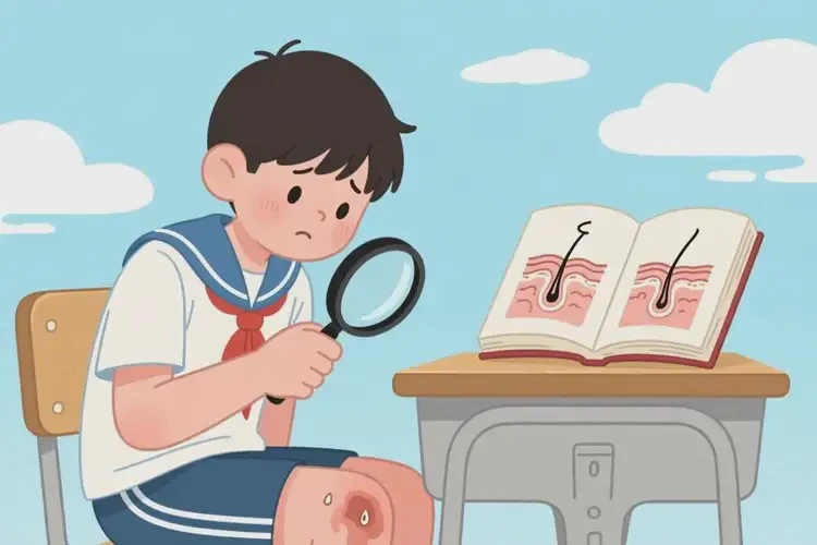 中学生大腿偶尔起湿疹可不可以根治(图2)