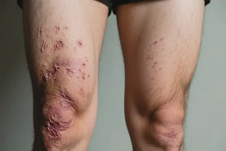 男人大腿上偶尔起湿疹可不可以根治(图2)