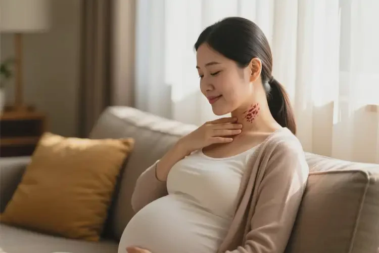 产妇脖子上出湿疹可不可以根治(图2)