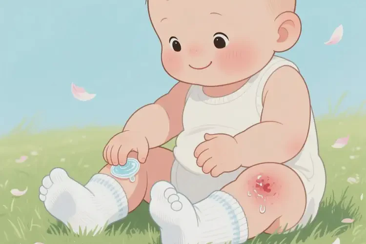 婴儿脚上经常长湿疹可以治好吗(图2)