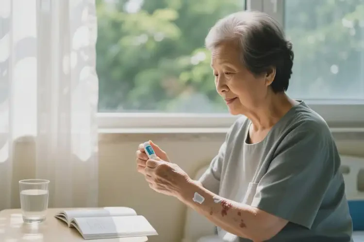 老年人手臂上长湿疹可不可以根治(图1)