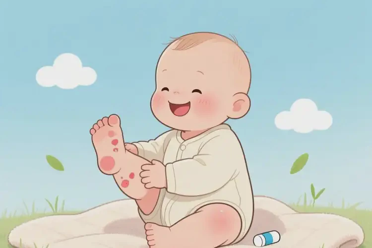 婴儿脚上经常长湿疹可以治好吗(图3)