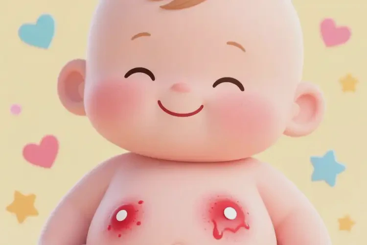 宝宝肚子偶尔起湿疹可不可以根治(图1)