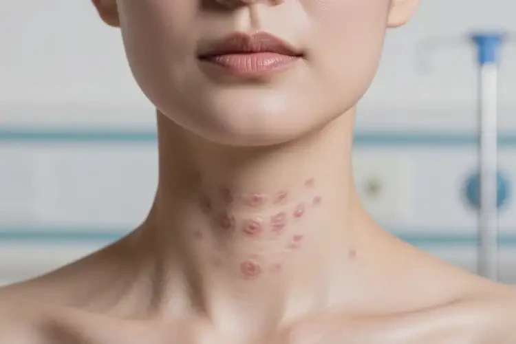 女人脖子上容易起湿疹可不可以根治(图2)
