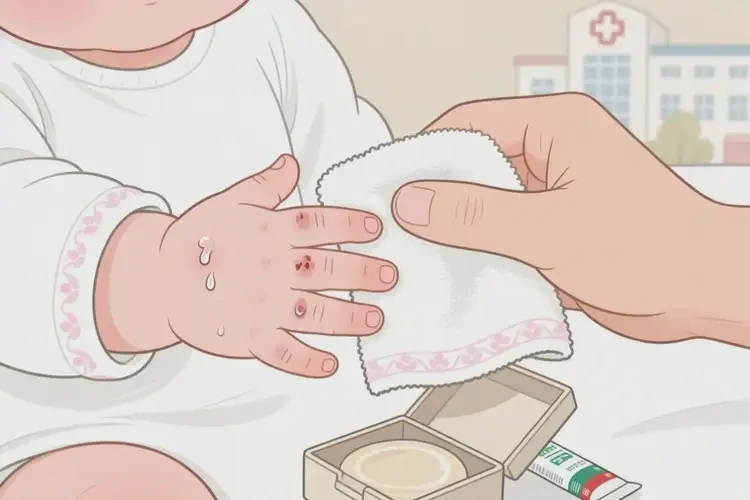 婴幼儿手上出现湿疹可以治好吗(图1)