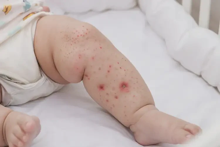 婴儿大腿上偶尔起湿疹可以治好吗(图4)