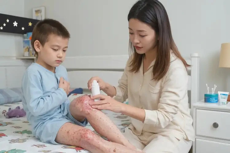 小儿四肢偶尔起湿疹可不可以根治(图3)