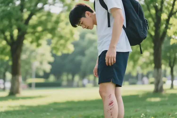 大学生大腿起湿疹可不可以根治(图1)