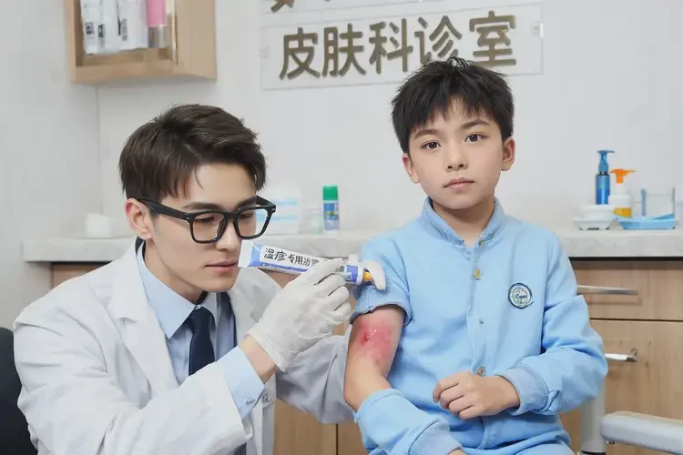 小学生四肢容易起湿疹不管它会自己好吗(图3)