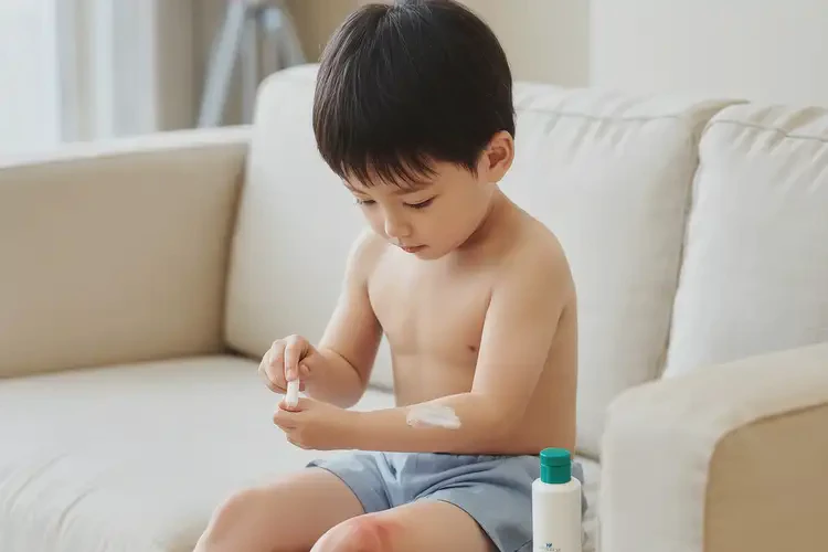 小儿大腿偶尔长湿疹可不可以根治(图2)