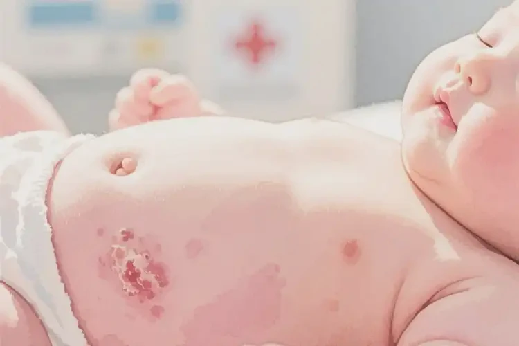 婴儿肚子上出湿疹可以治好吗(图2)