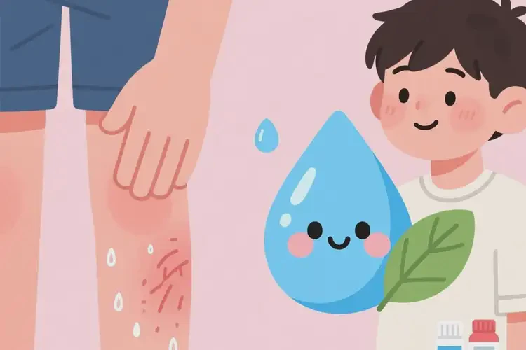 青少年小腿上出现湿疹可不可以根治(图1)