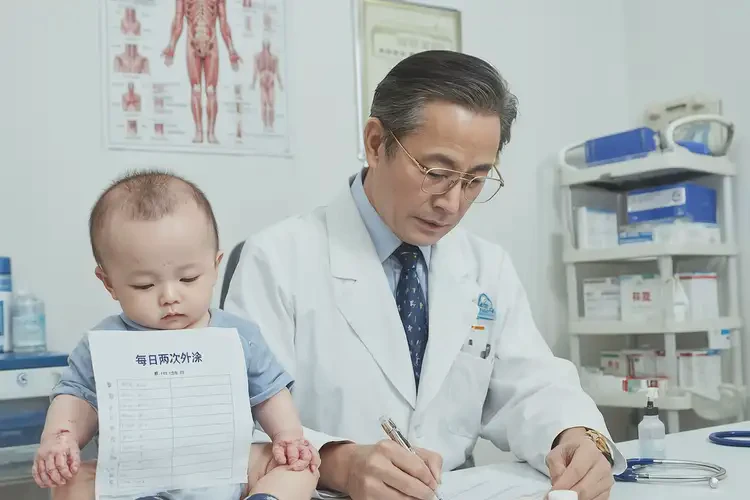 婴儿脖子上长湿疹可以治好吗(图2)