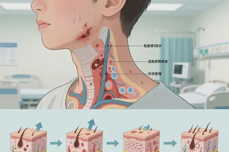 青少年脖子上起湿疹可不可以根治(图2)